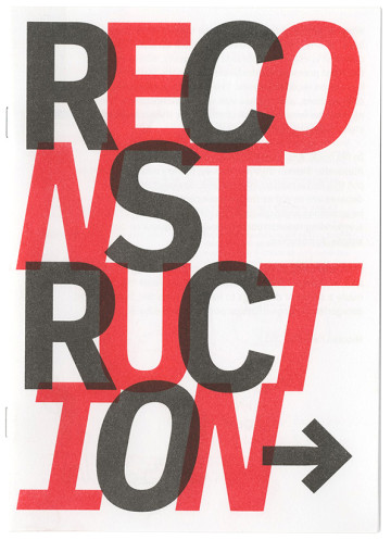 scan of the book cover reconstruction