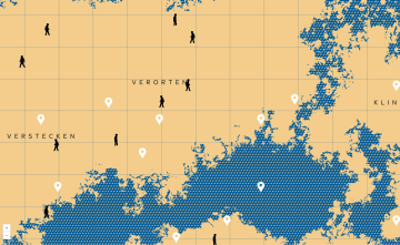 screenshot of a map of the ephra.art website